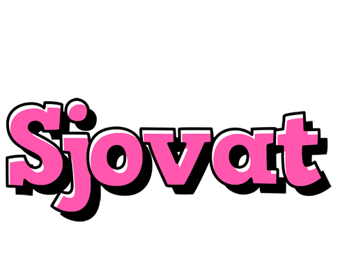Sjovat girlish logo