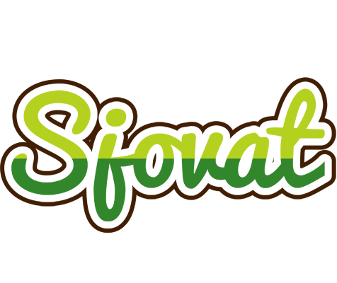 Sjovat golfing logo