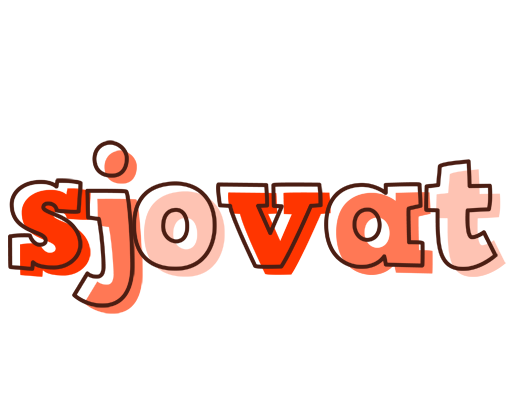 Sjovat paint logo