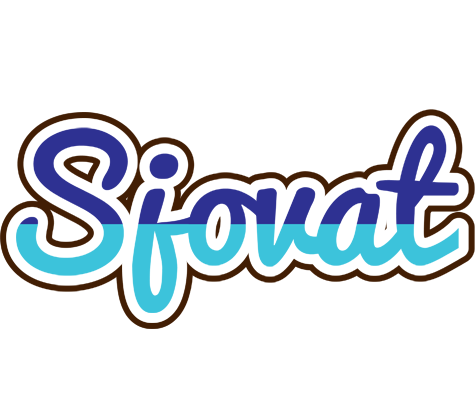 Sjovat raining logo