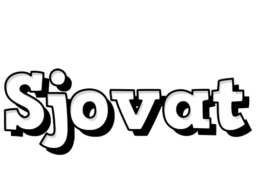 Sjovat snowing logo
