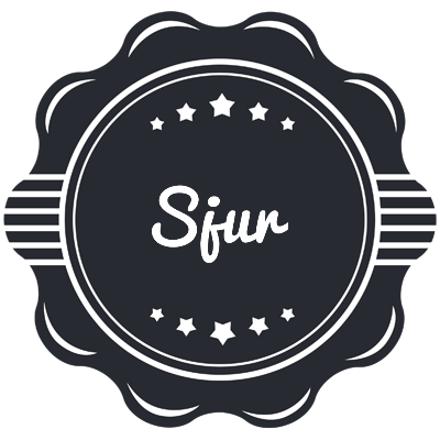 Sjur badge logo