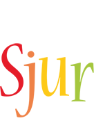Sjur birthday logo