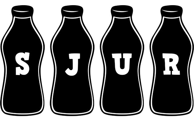 Sjur bottle logo