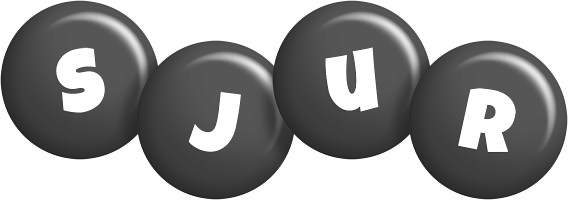 Sjur candy-black logo