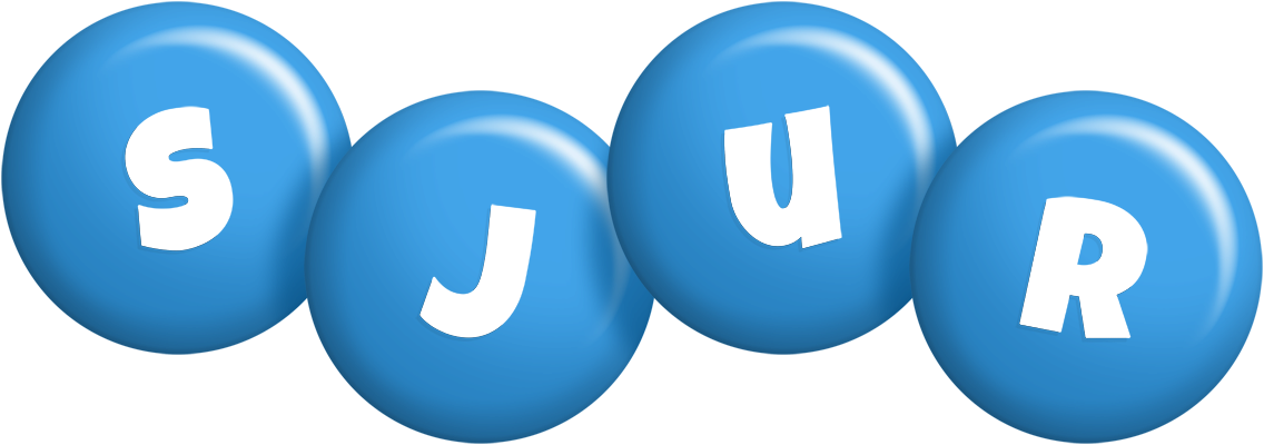 Sjur candy-blue logo