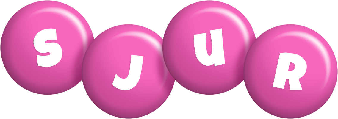 Sjur candy-pink logo