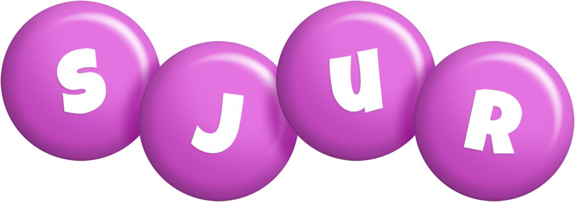 Sjur candy-purple logo