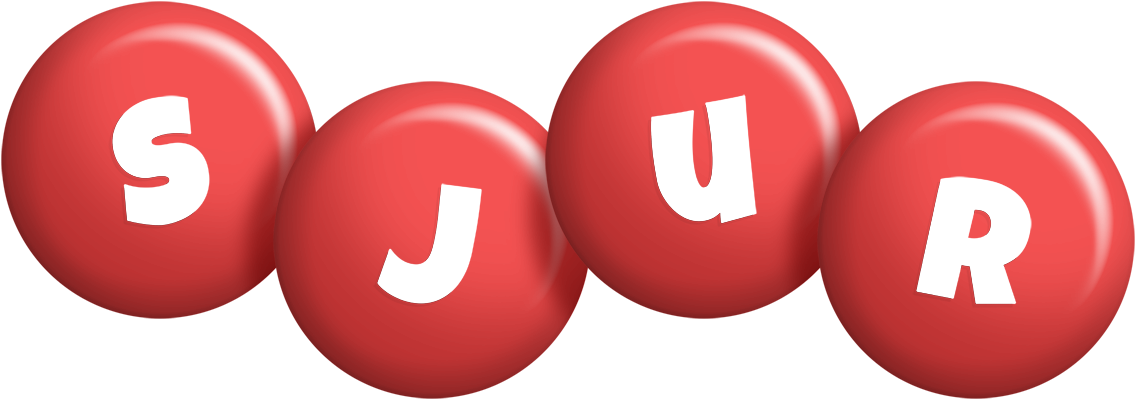 Sjur candy-red logo