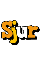 Sjur cartoon logo