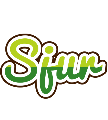 Sjur golfing logo