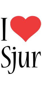 Sjur i-love logo