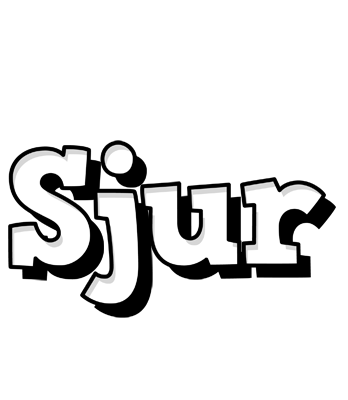 Sjur snowing logo