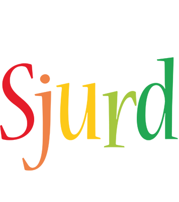 Sjurd birthday logo