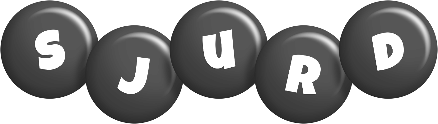 Sjurd candy-black logo