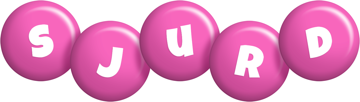 Sjurd candy-pink logo