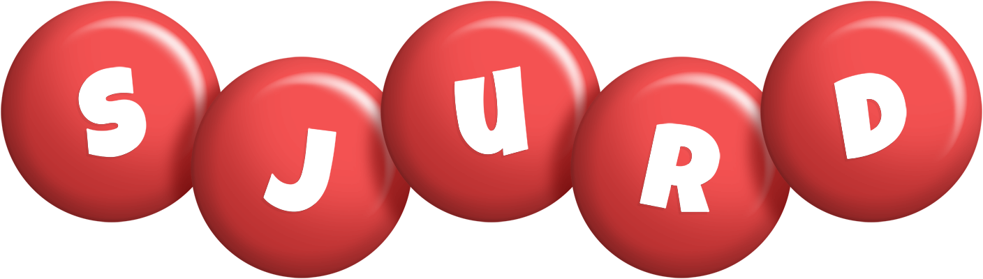 Sjurd candy-red logo