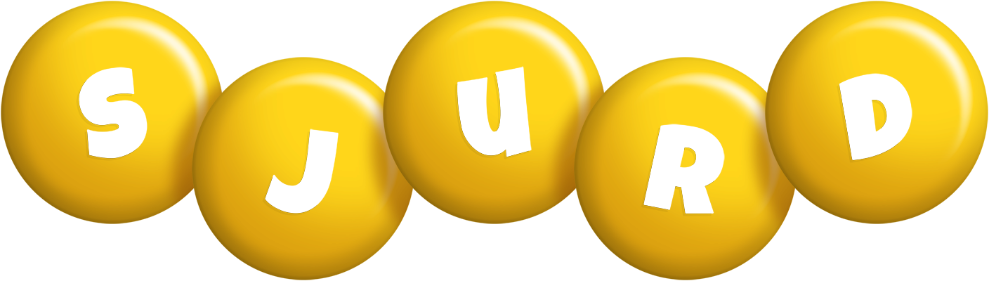 Sjurd candy-yellow logo