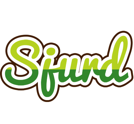 Sjurd golfing logo