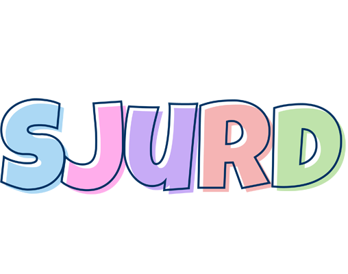 Sjurd pastel logo