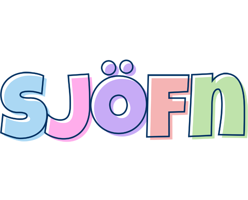 Sjöfn pastel logo