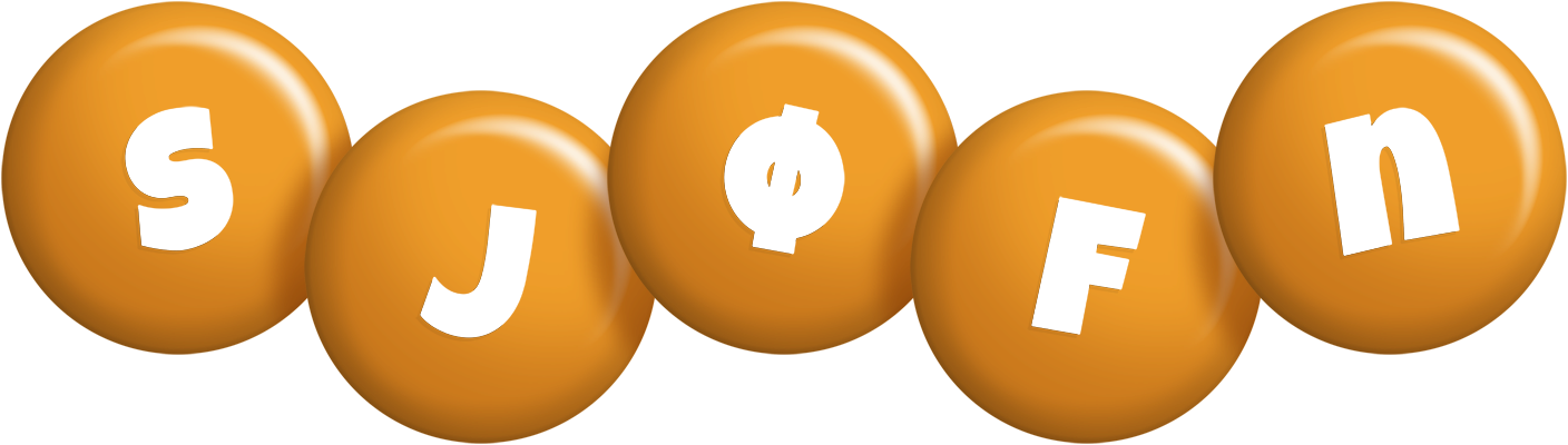 Sjøfn candy-orange logo