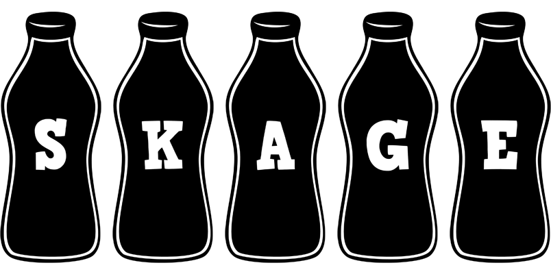 Skage bottle logo
