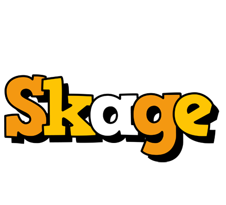 Skage cartoon logo
