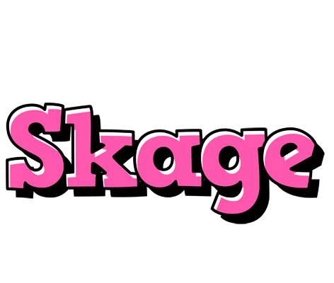 Skage girlish logo