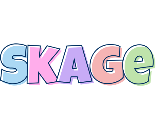 Skage pastel logo