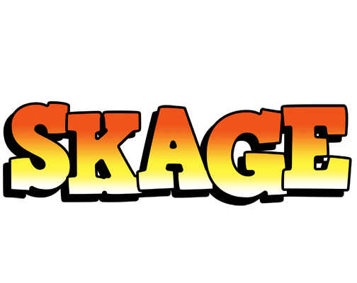 Skage sunset logo