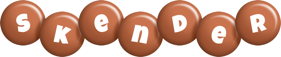 Skender candy-brown logo