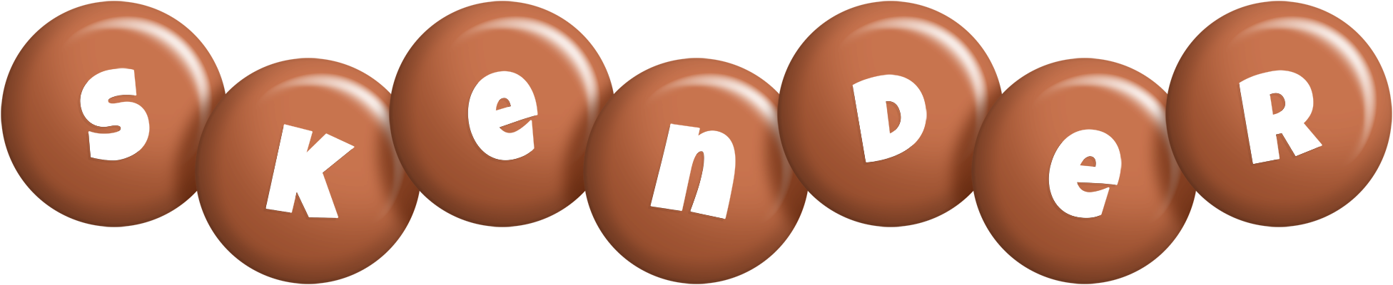 Skender candy-brown logo