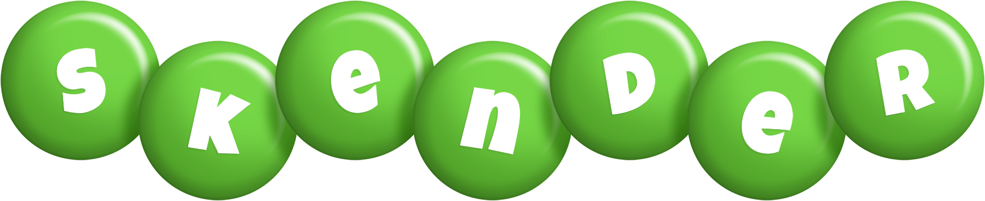 Skender candy-green logo