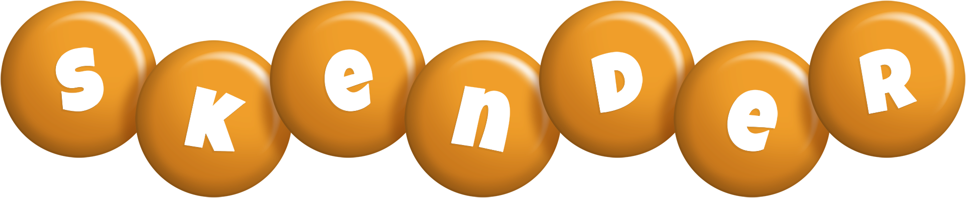 Skender candy-orange logo