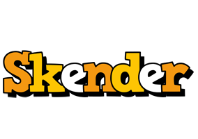 Skender cartoon logo