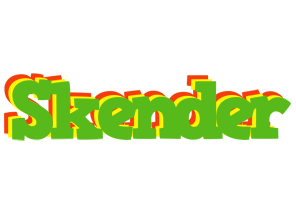 Skender crocodile logo