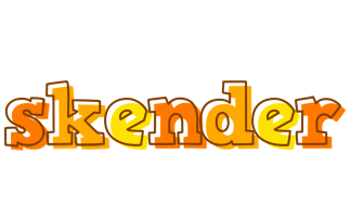 Skender desert logo