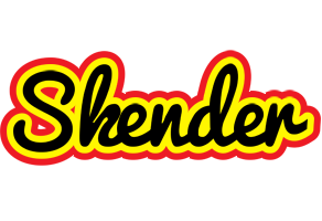 Skender flaming logo