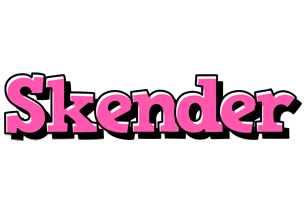 Skender girlish logo