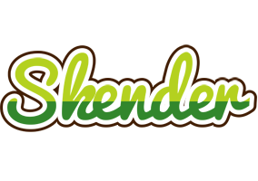 Skender golfing logo