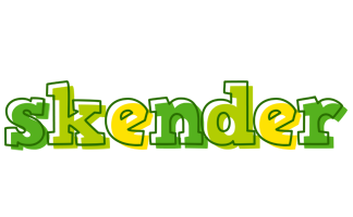 Skender juice logo