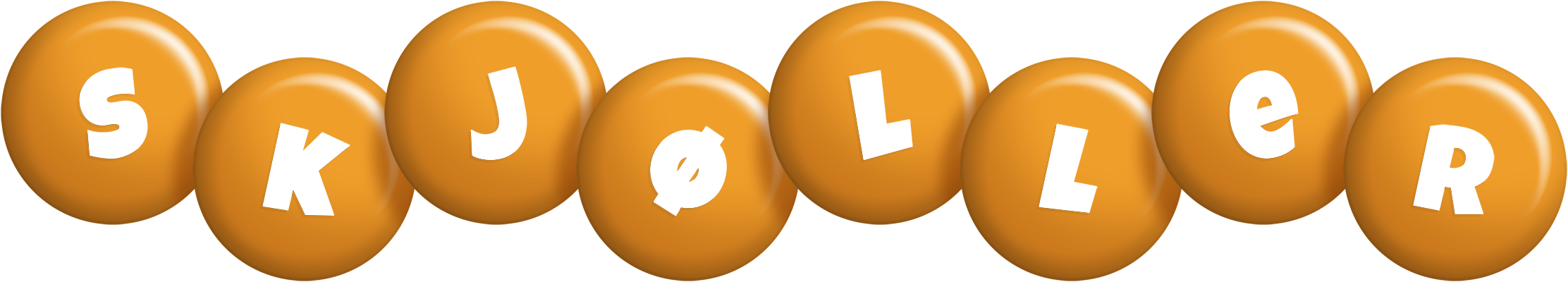 Skjøller candy-orange logo