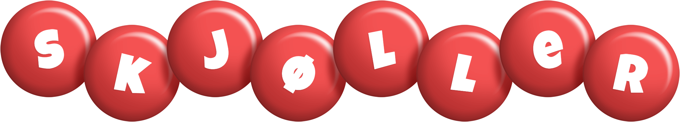 Skjøller candy-red logo
