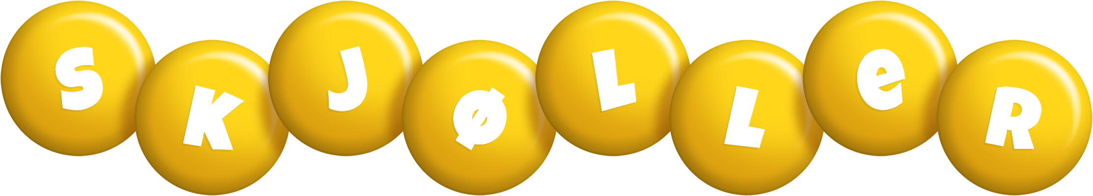 Skjøller candy-yellow logo