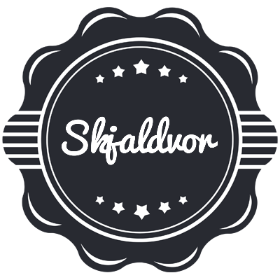Skjaldvor badge logo