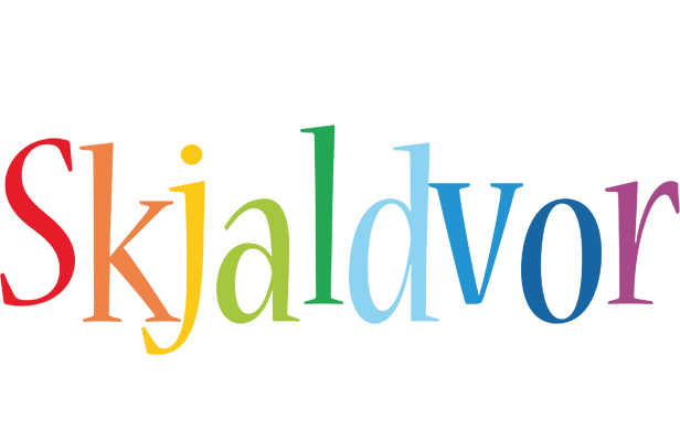 Skjaldvor birthday logo