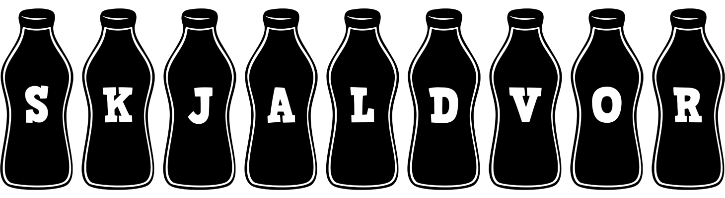 Skjaldvor bottle logo