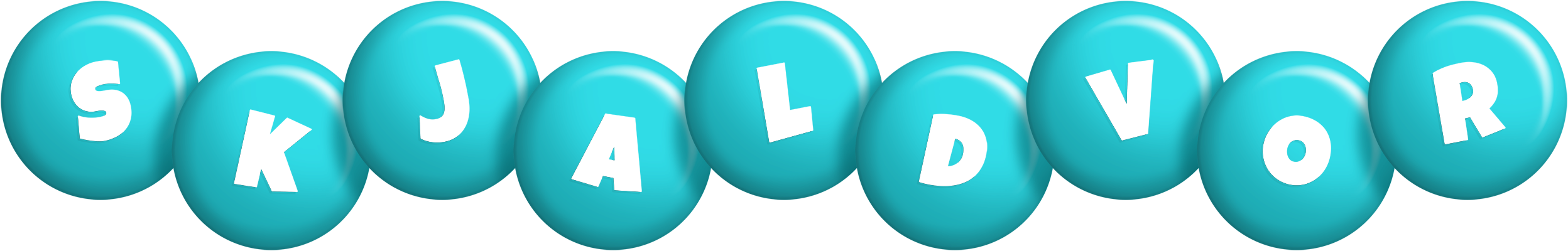 Skjaldvor candy-azur logo