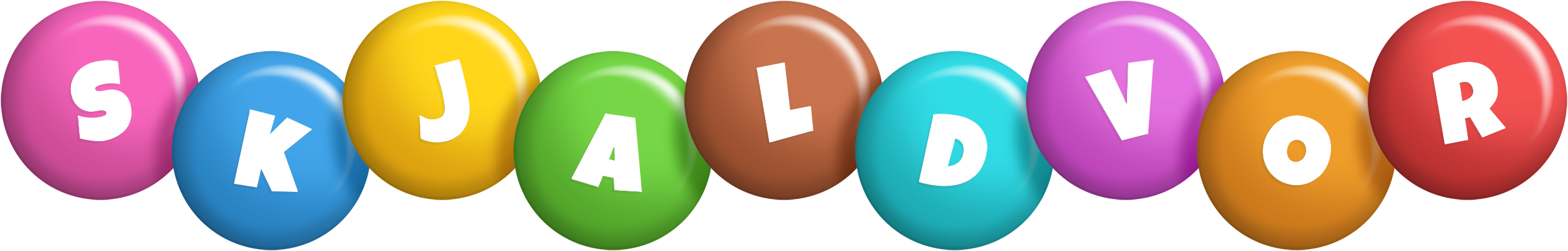 Skjaldvor candy logo